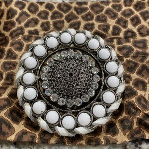 Handcrafted Rhinestone Belt Buckle